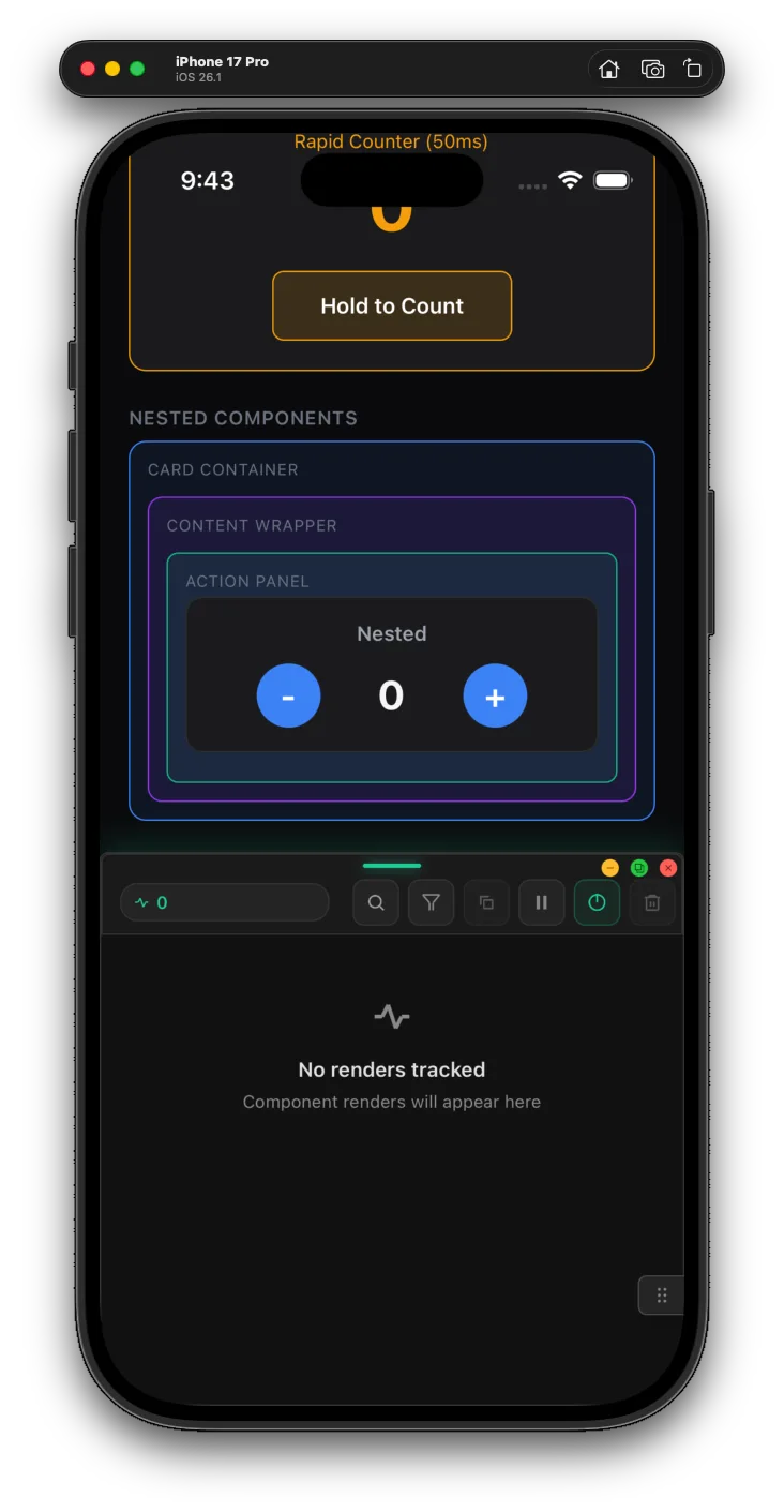 React Native render highlighting overlays