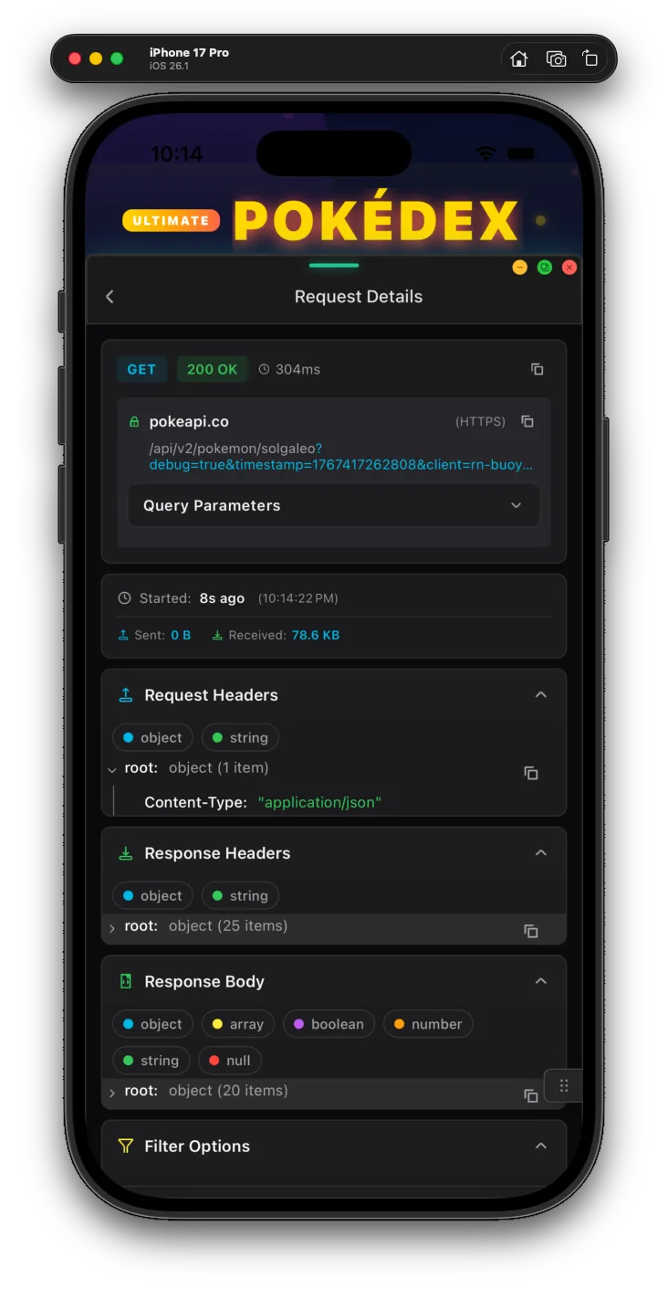 A second view of the Buoy Network tool
